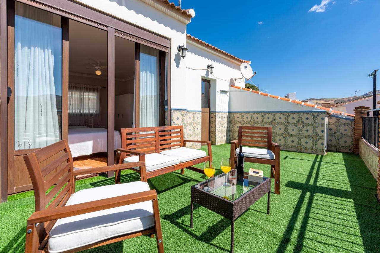 Gasthaus Casa Angelita Caminito Del Rey, Duplex Con Terraza En El Centro De Andalucia Valle de Abdalagís Exterior foto